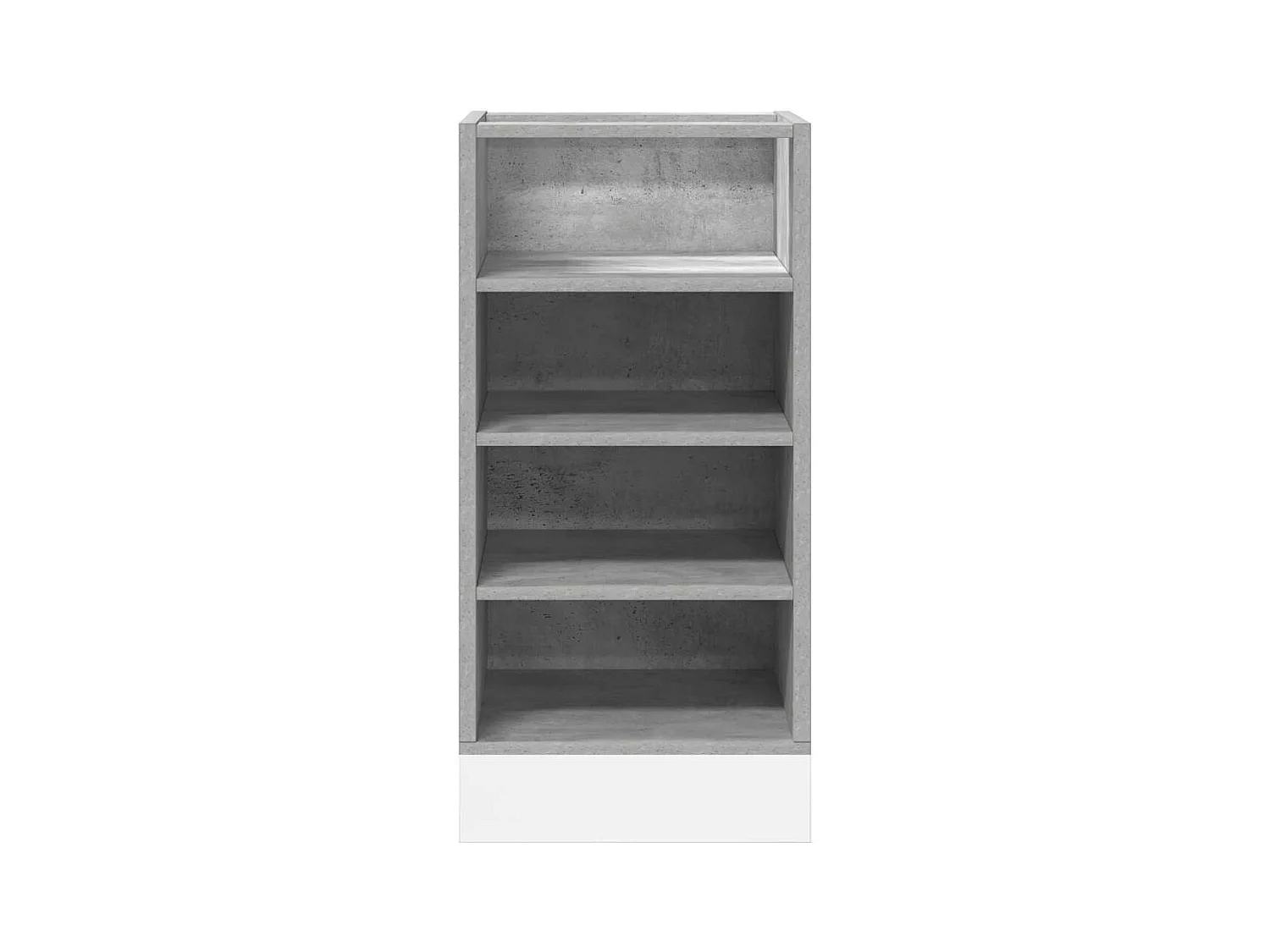 Armoire de plancher gris béton 40x44,5x81,5cm
