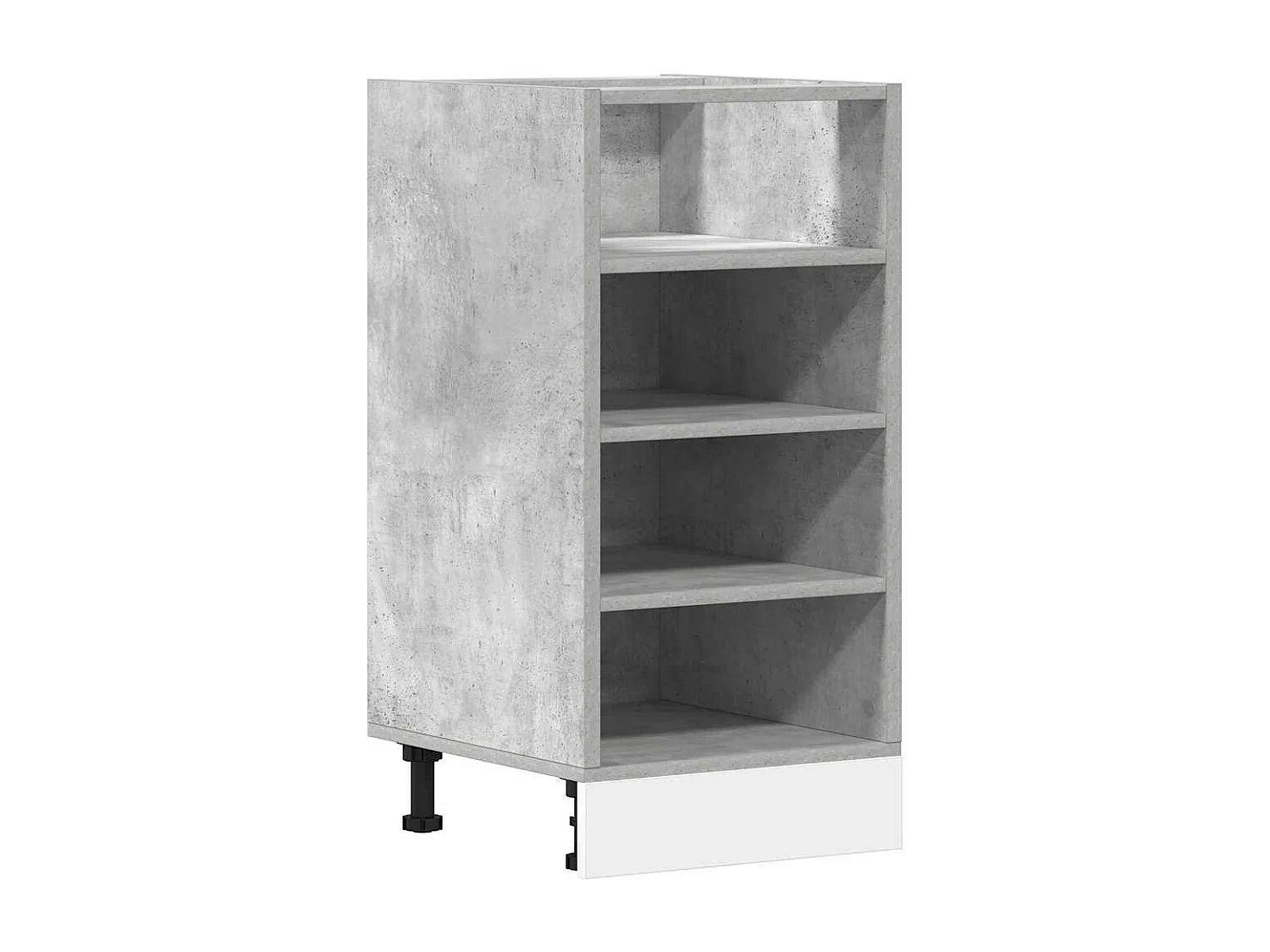 Armoire de plancher gris béton 40x44,5x81,5cm