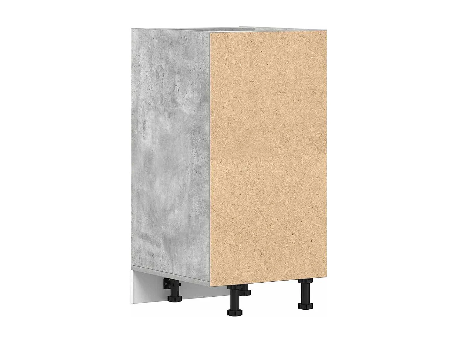 Armoire de plancher gris béton 40x44,5x81,5cm