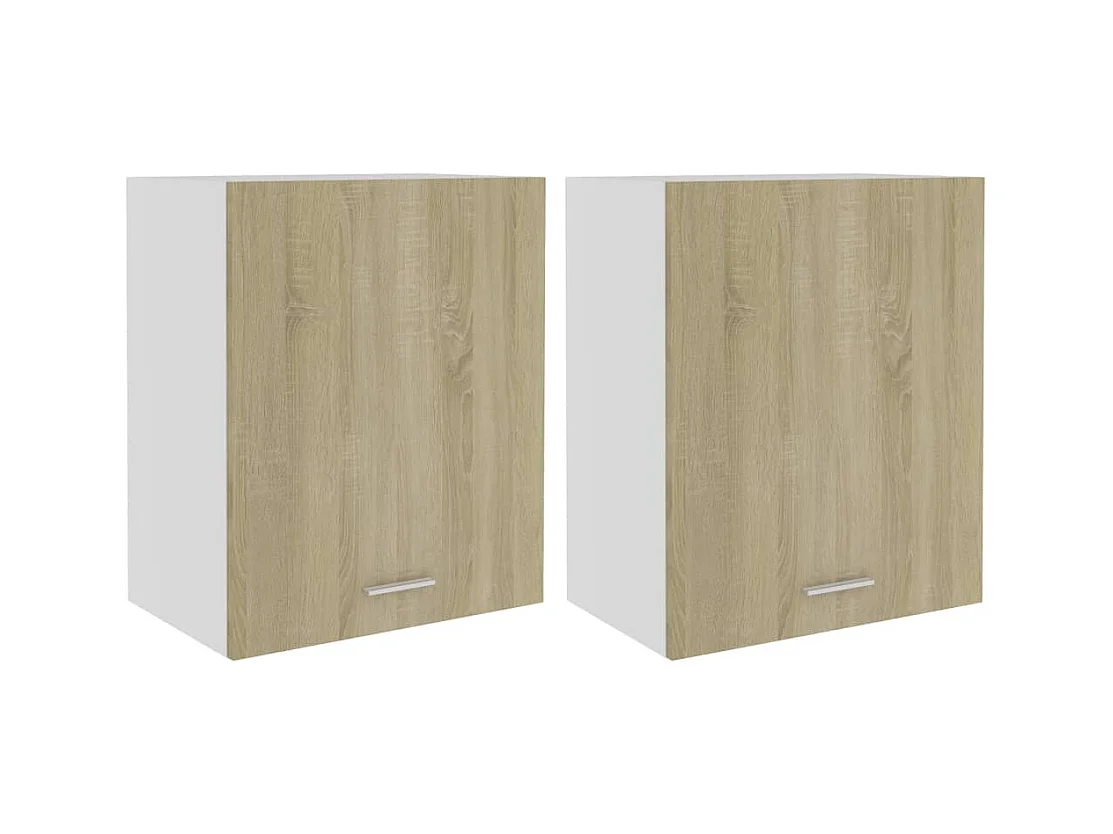 "Lyon"s 2-delige wandkasten Sonoma eiken