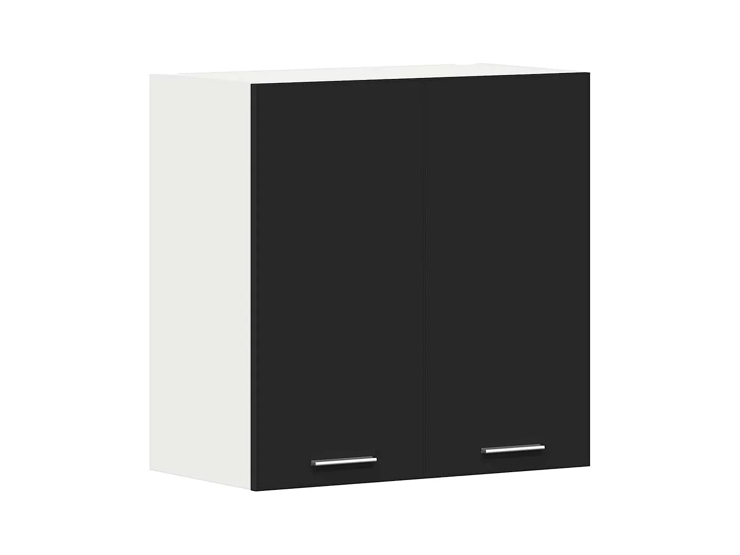 Zwarte hangkast 60x31x60 cm bewerkt hout