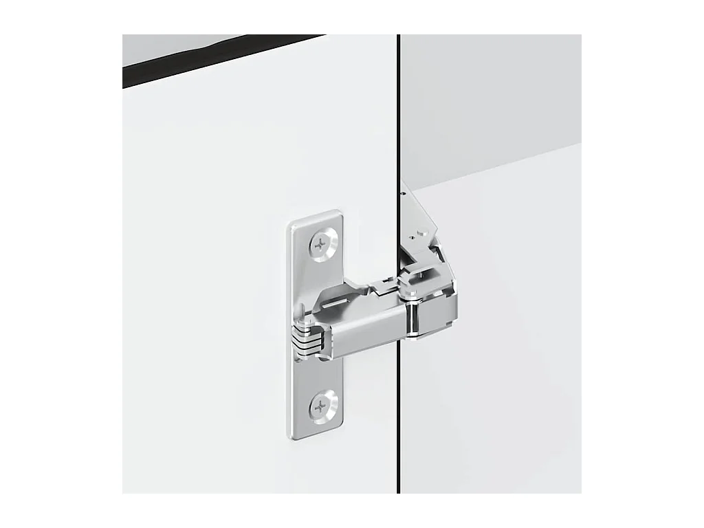 Mobiletto angolare da cucina in legno ingegnerizzato nero Lucca