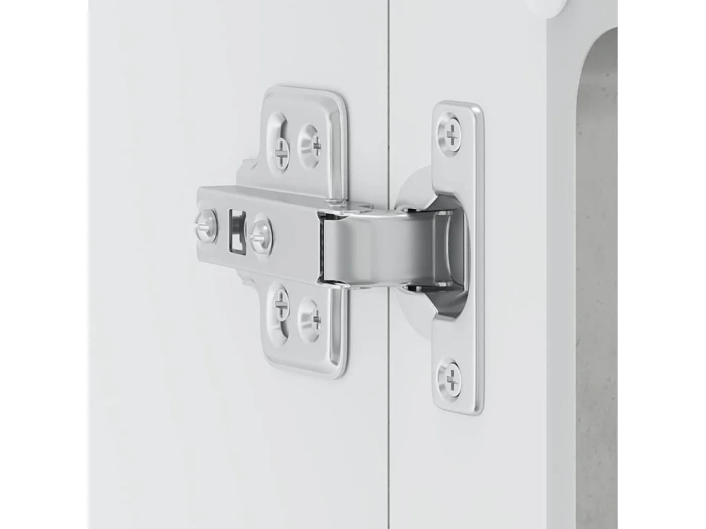 Armoire murale de cuisine avec porte en verre gris béton