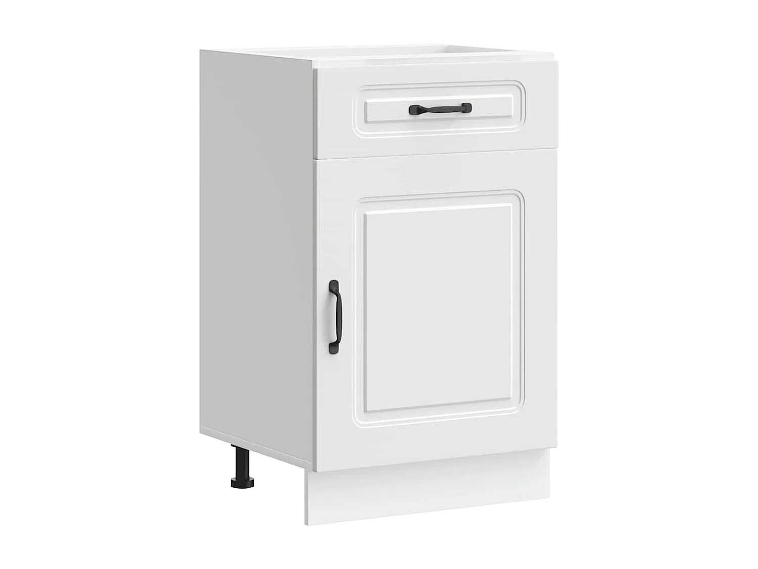 Armoire de cuisine blanc bois d'ingénierie