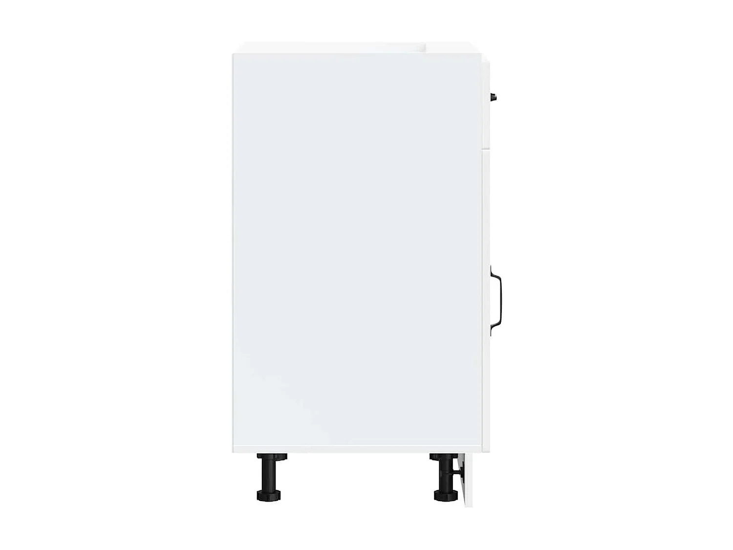 Armoire de cuisine blanc bois d'ingénierie