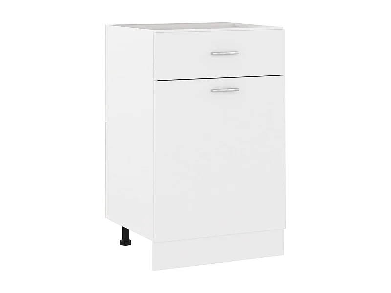 Armoire de plancher à tiroir Blanc 50x46x81,5cm