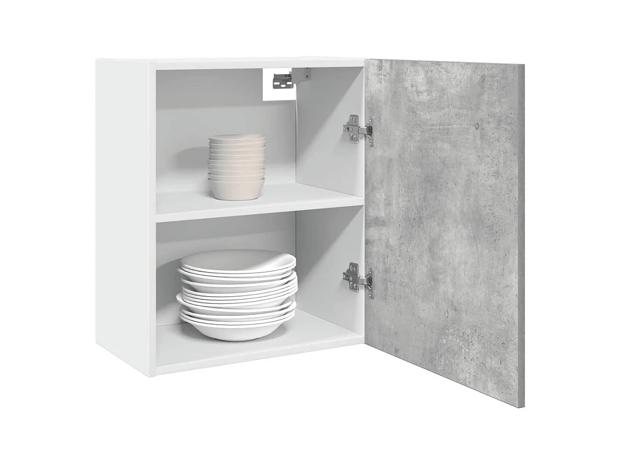 Armoire suspendue Gris béton 50x31x60 cm Aggloméré