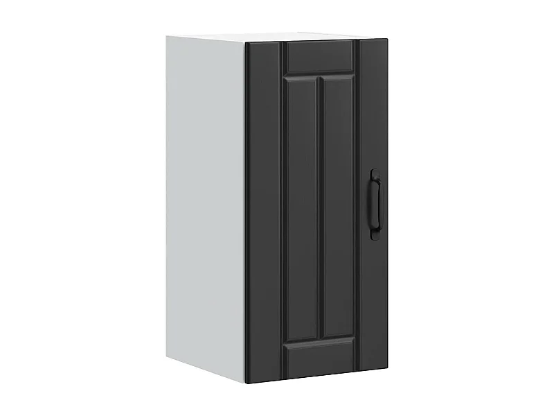 Armoire murale de cuisine noir bois d'ingénierie