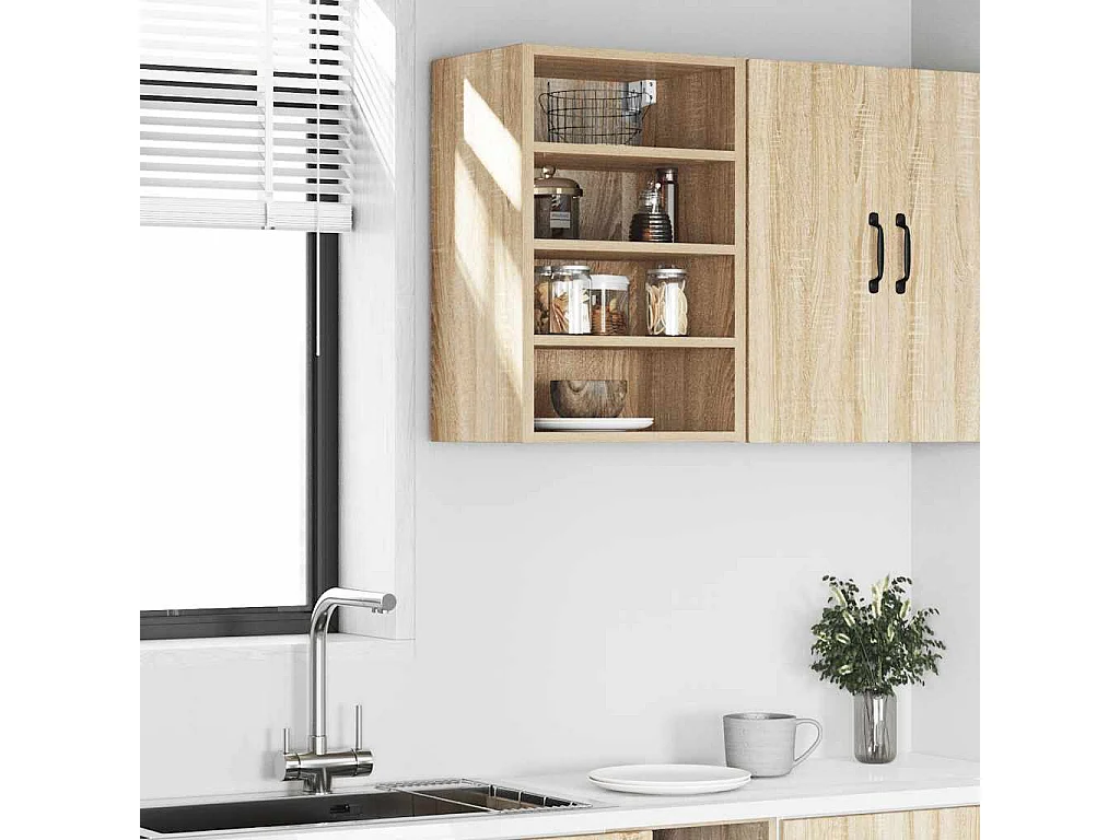 Armoire suspendue chêne sonoma 40x29,5x60 cm