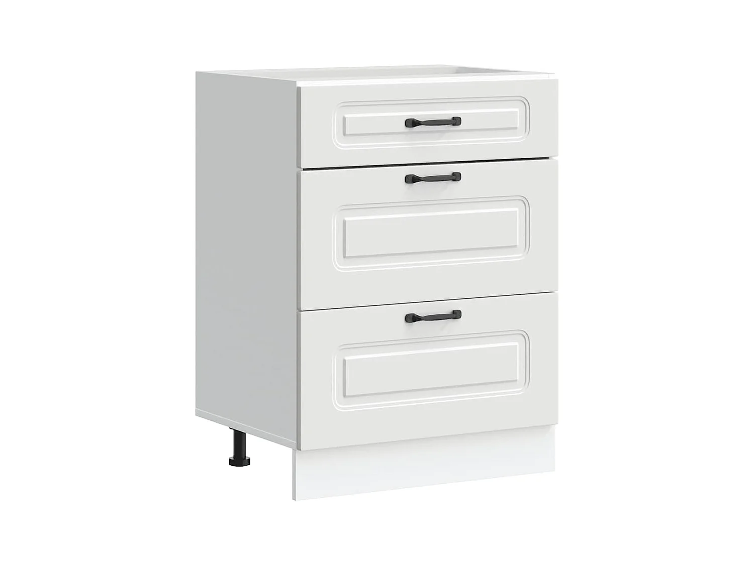 Weißer Küchenschrank aus-Holzwerkstoff