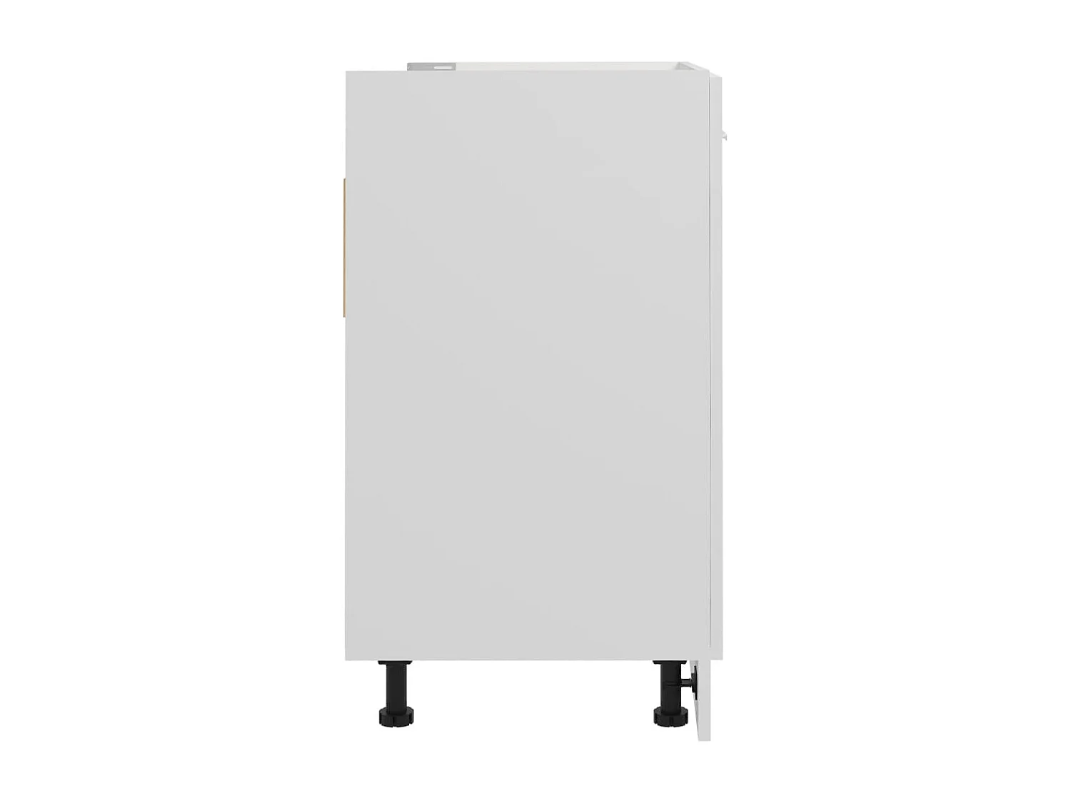 Armoire de plancher d'évier Blanc Bois ingénierie