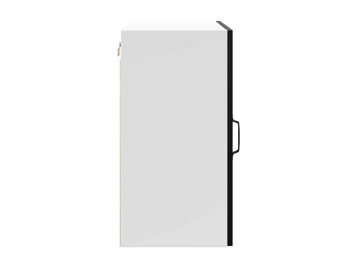 Armoire murale de cuisine noir bois d'ingénierie