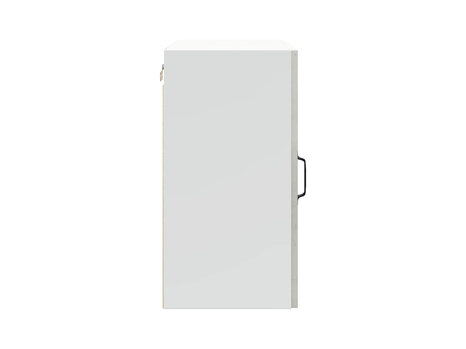 Armoire murale de cuisine gris béton bois ingénierie