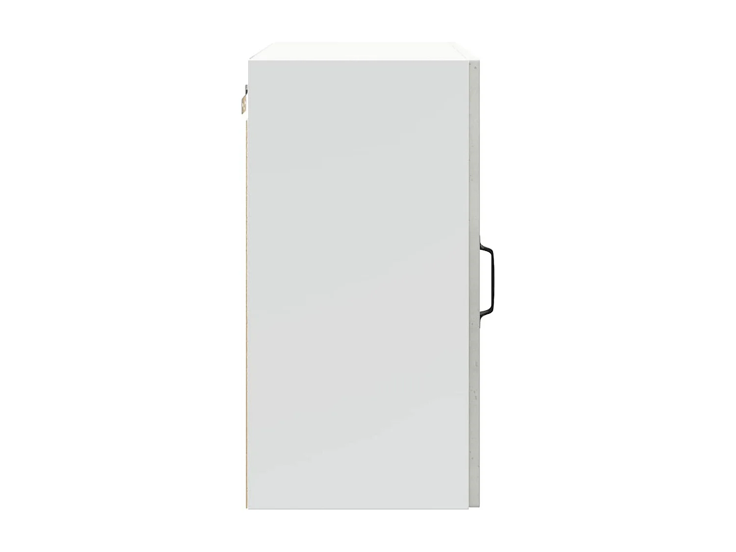 Armoire murale de cuisine gris béton bois ingénierie