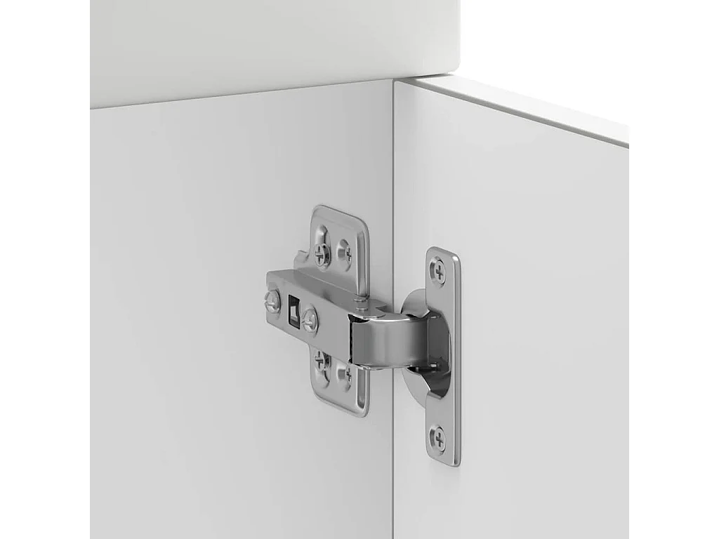 Armoire de cuisine blanc bois d'ingénierie