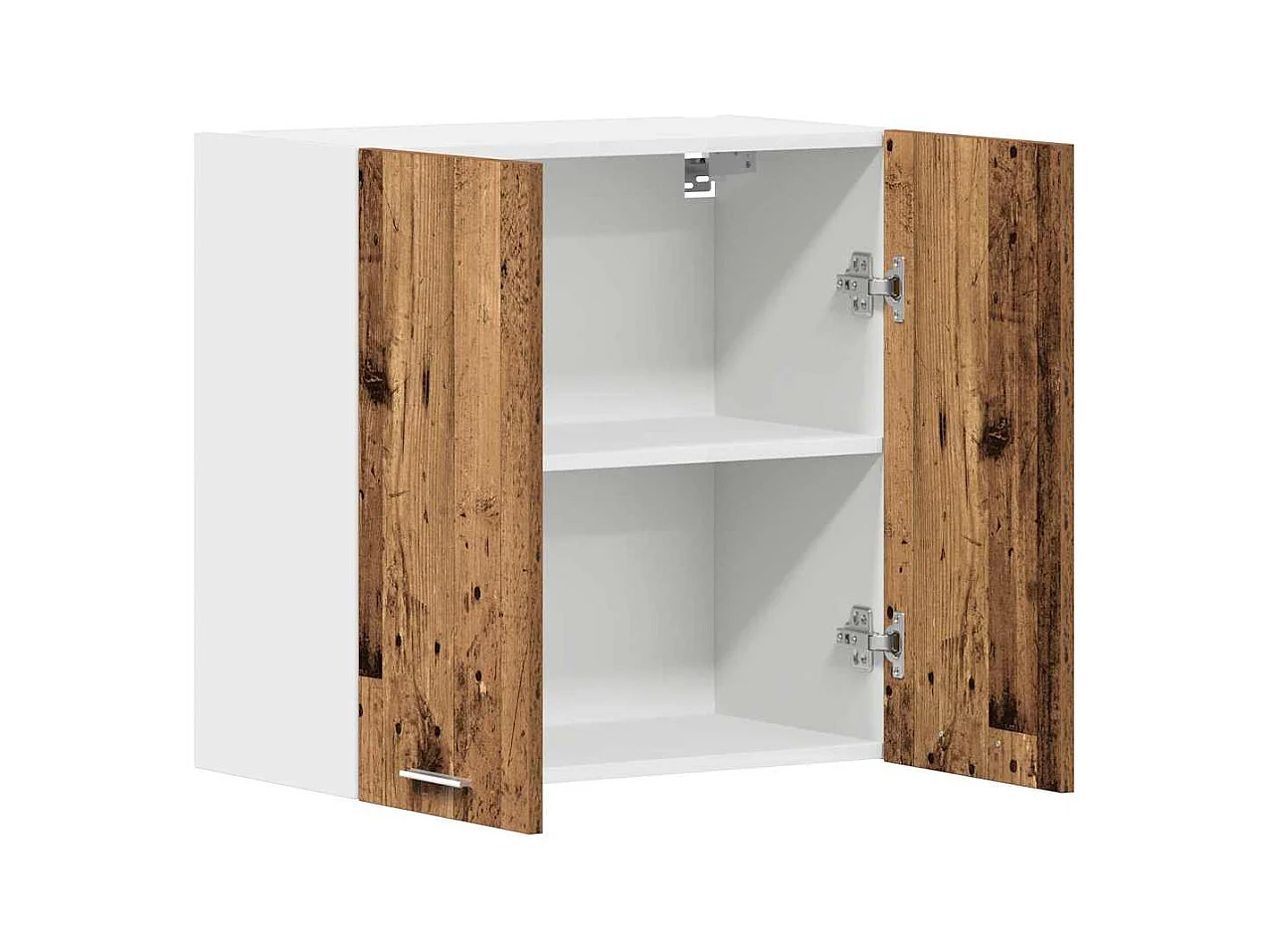 Pensile da cucina "Lyon", legno vecchio, 60x31x60cm