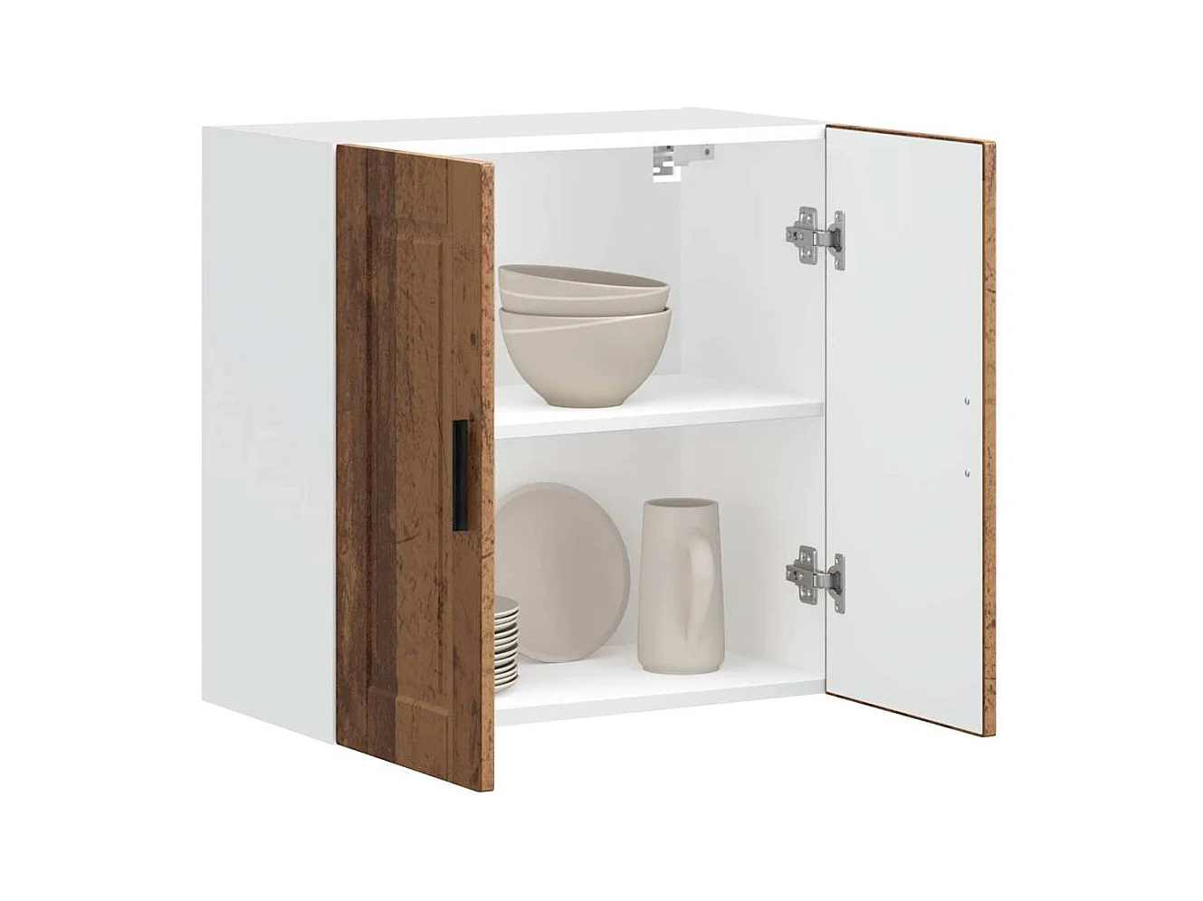 Armoire murale de cuisine vieux bois bois d'ingénierie