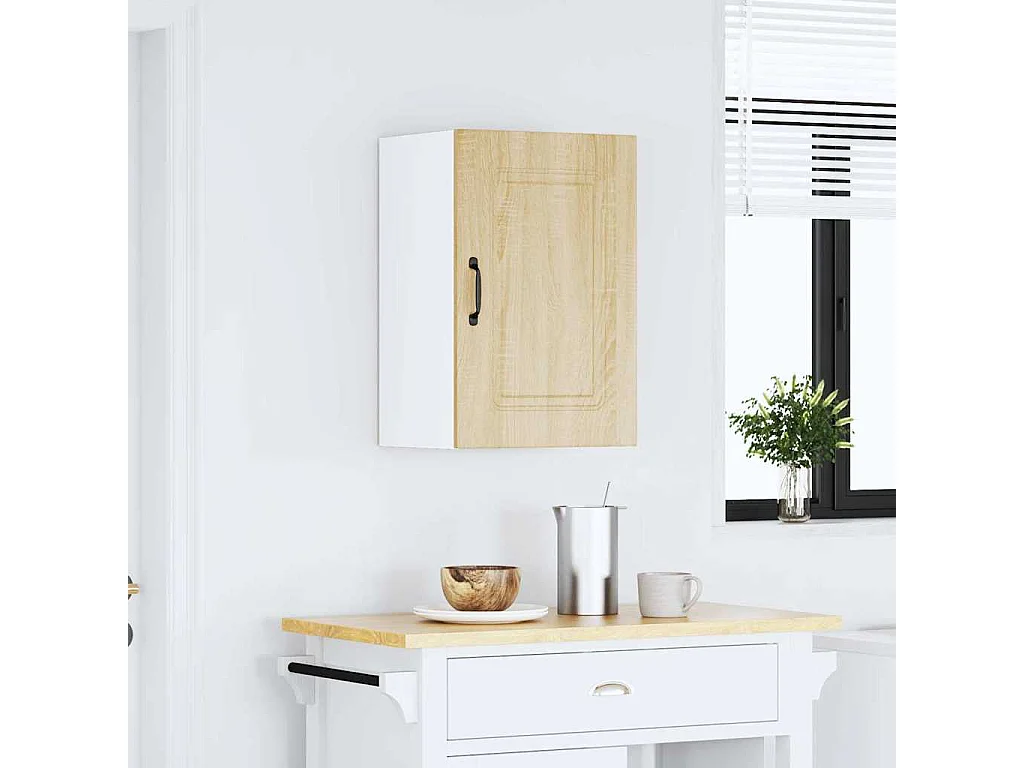 Armoire murale de cuisine chêne sonoma bois d'ingénierie