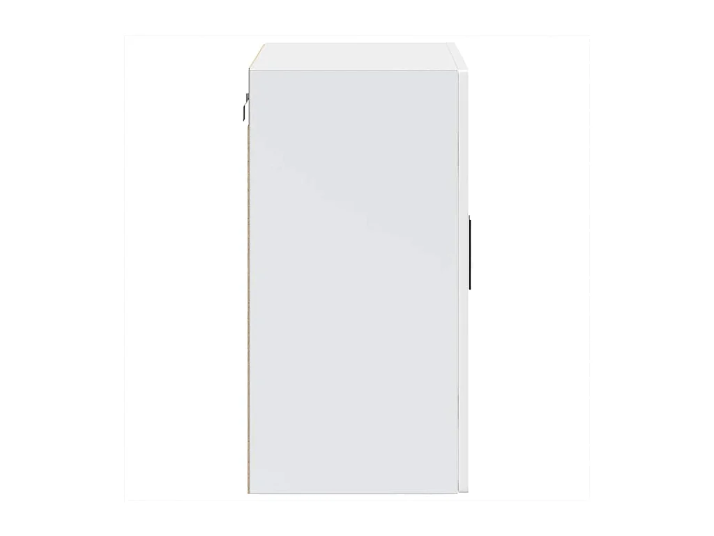 Pensile cucina con anta in vetro bianco