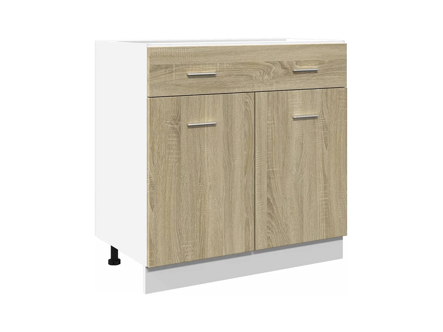 Mobiletto in rovere Sonoma con cassetto 80x46x81,5 cm