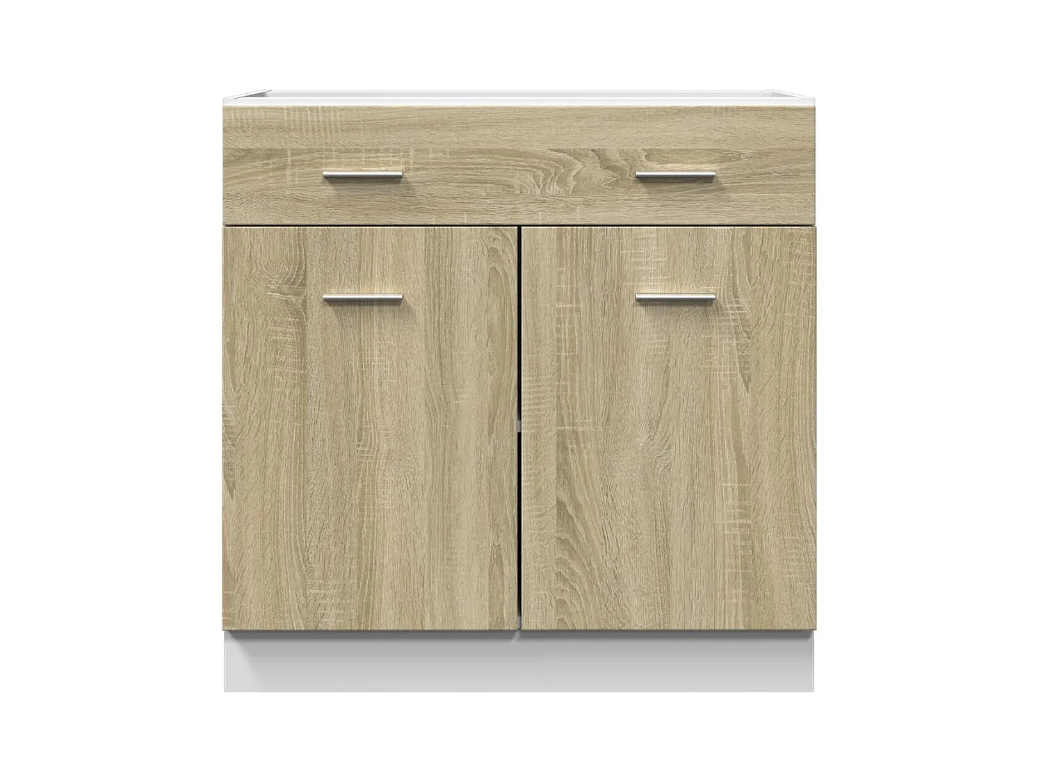 Mobiletto in rovere Sonoma con cassetto 80x46x81,5 cm