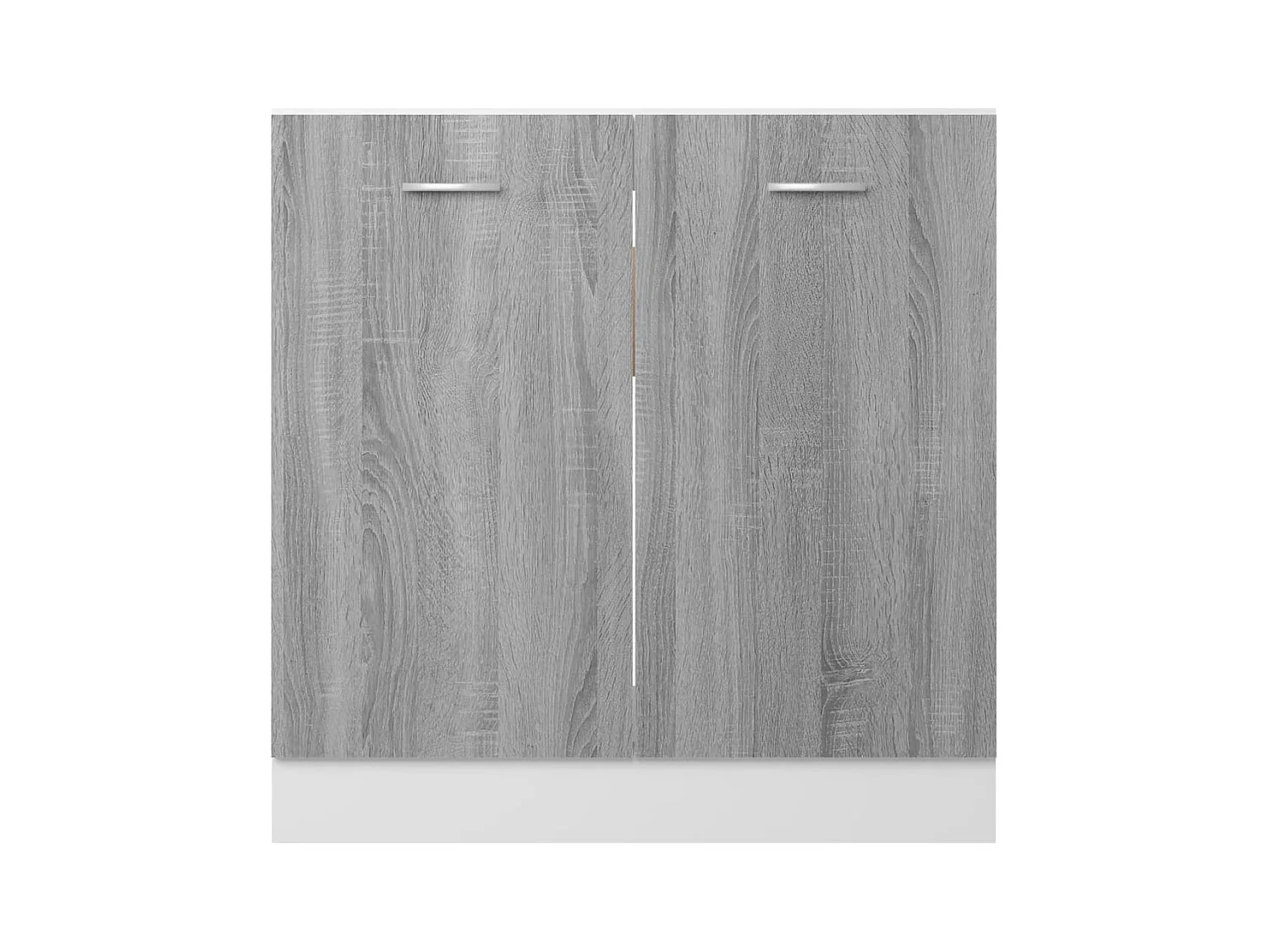 Armoire de plancher d'évier Sonoma gris 80x46x81,5 cm
