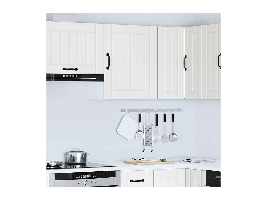 Mobile da cucina in legno ingegnerizzato bianco Lucca