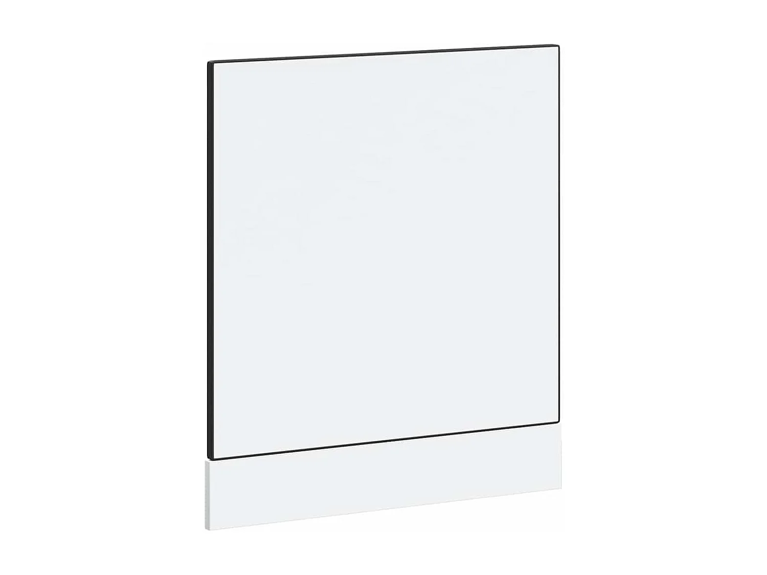 Panneau de lave-vaisselle noir 60x1,5x67 cm