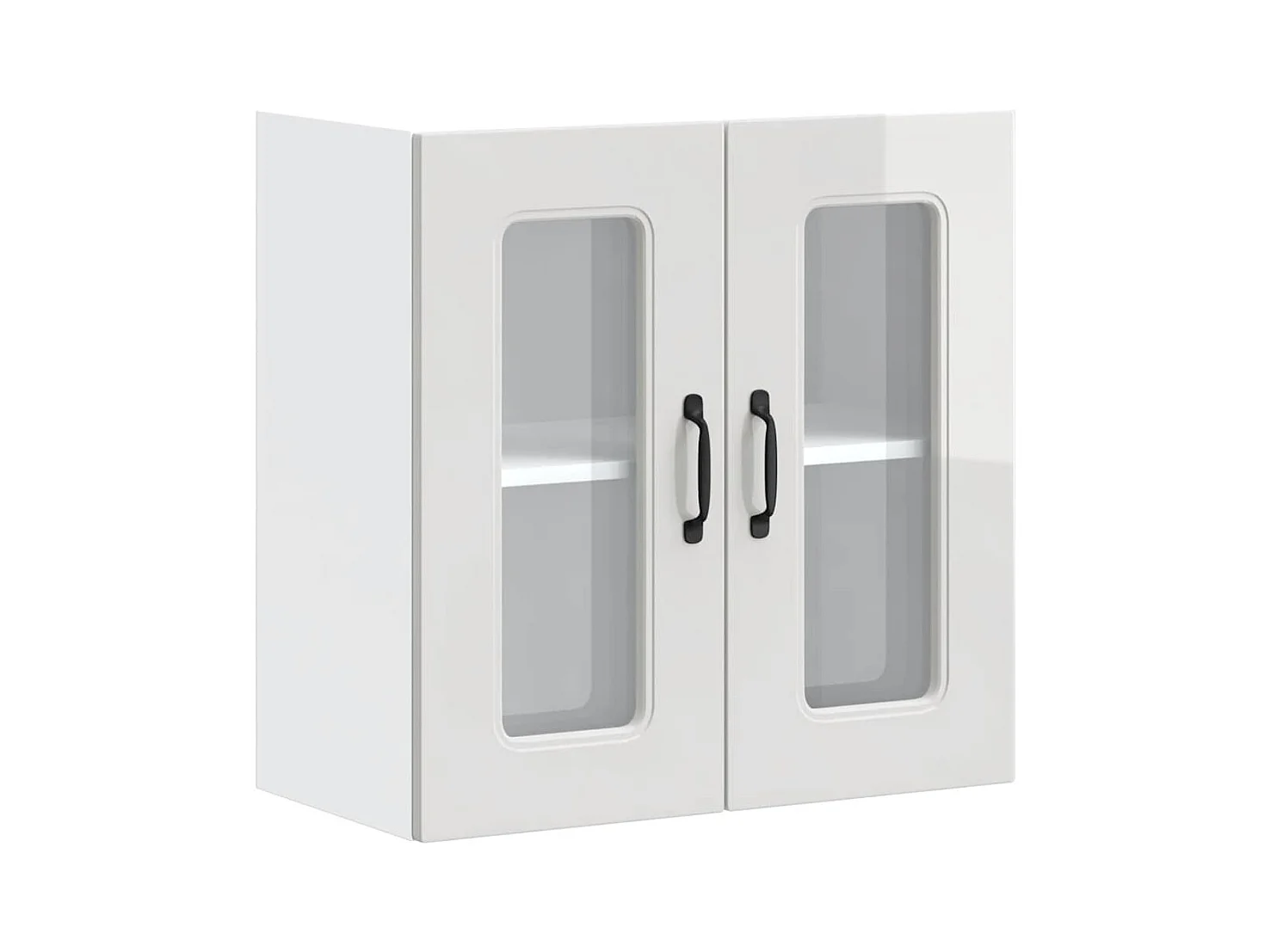 Pensile da cucina con anta in vetro