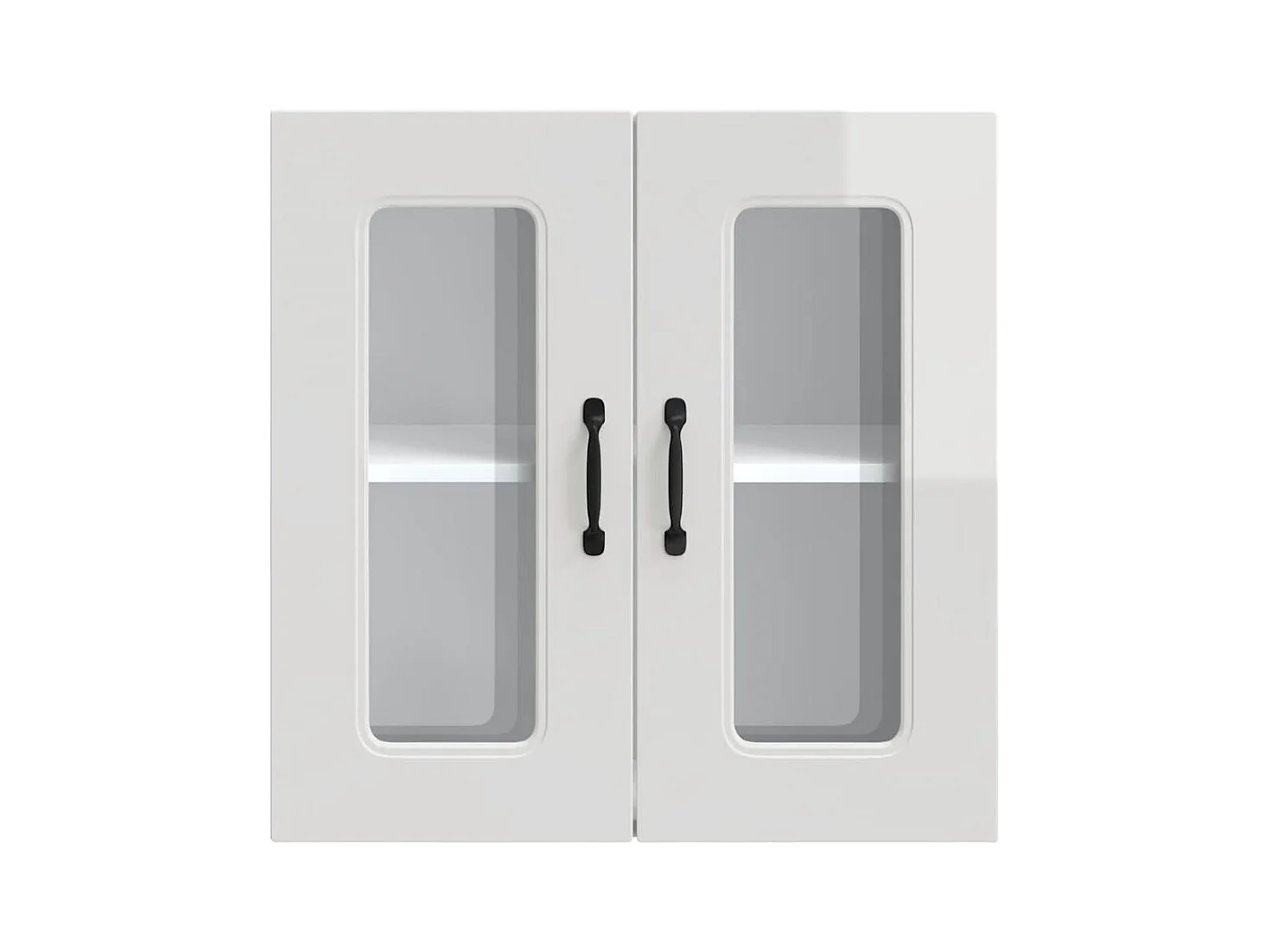 Pensile da cucina con anta in vetro