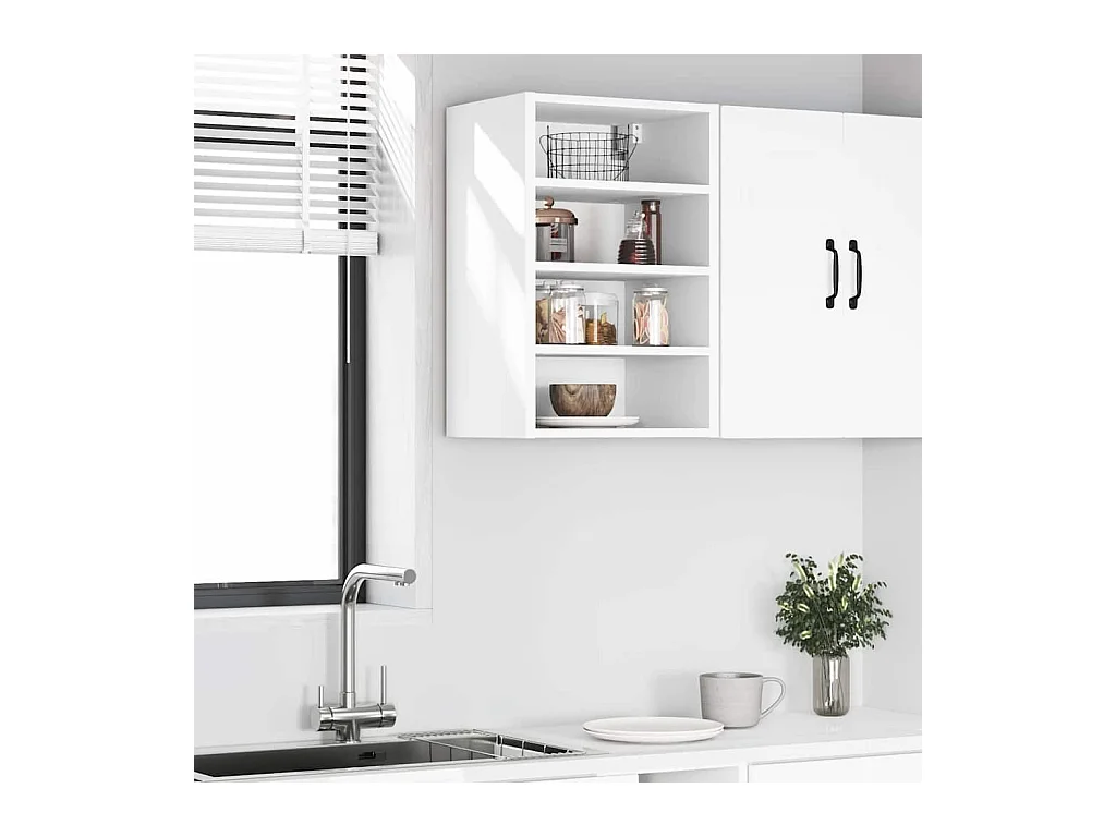 Hängeschrank Riga, weiß, 40x29,5x60 cm, Holzwerkstoff