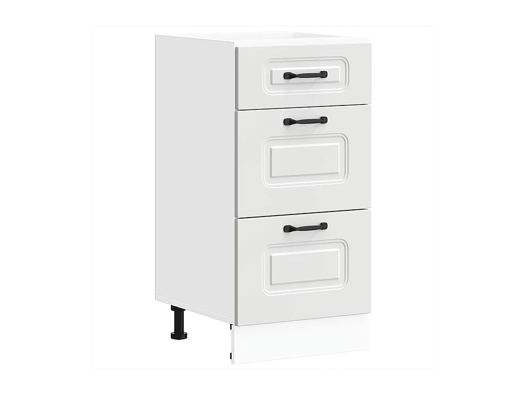 Mobile da cucina in legno ingegnerizzato bianco