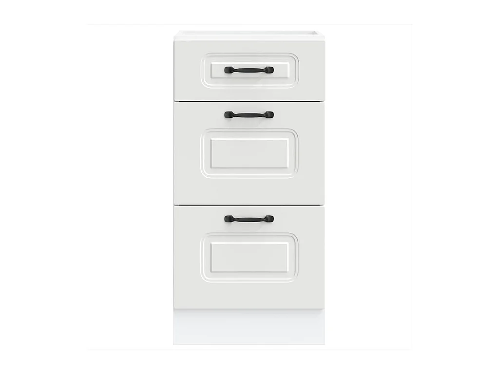 Mobile da cucina in legno ingegnerizzato bianco