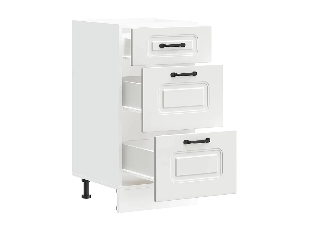 Mobile da cucina in legno ingegnerizzato bianco