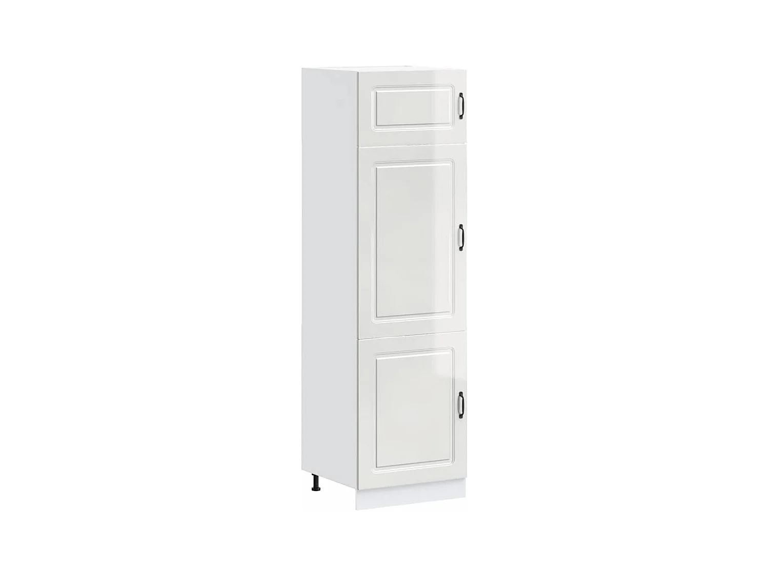 Mobile da cucina in legno ingegnerizzato bianco lucido