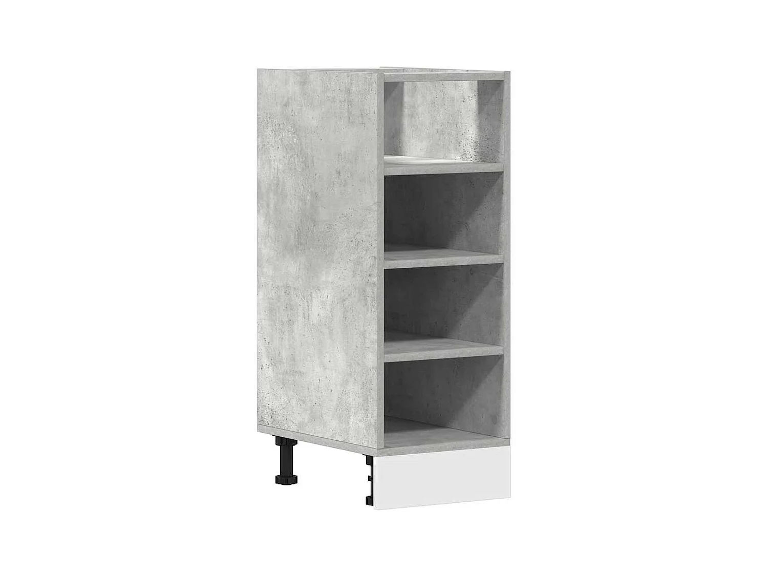 Armoire de plancher gris béton 30x44,5x81,5cm