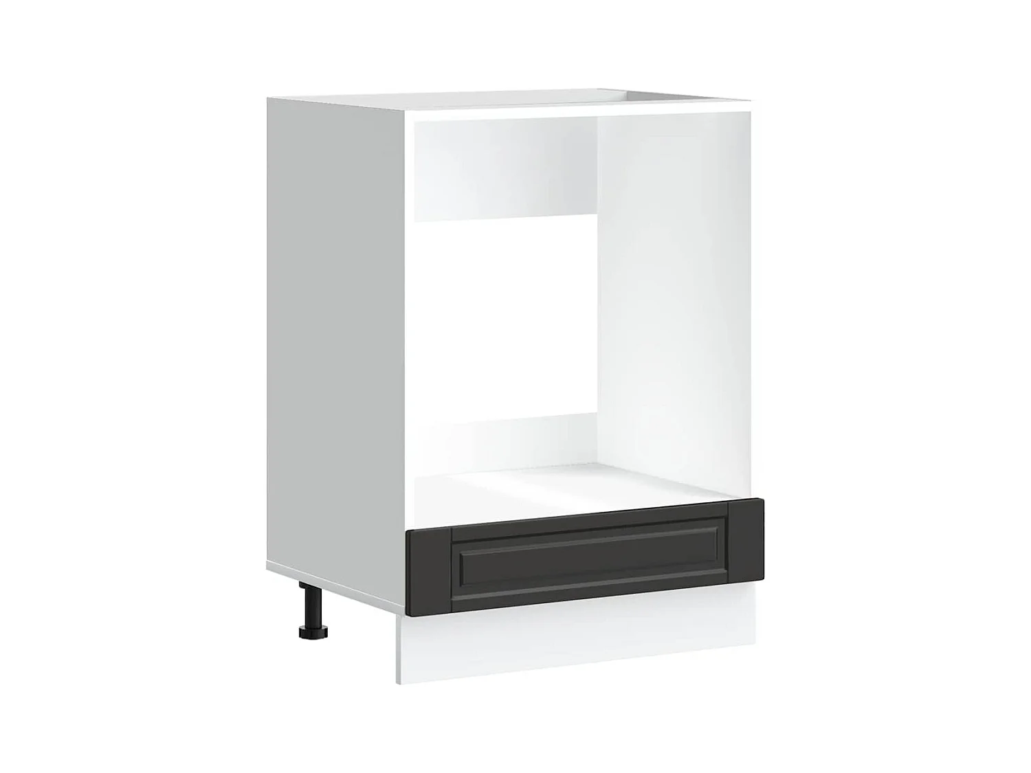 Mobile forno in legno ingegnerizzato nero