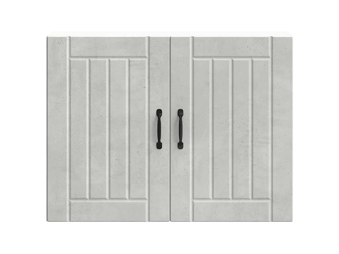 Mobile da cucina in legno ingegnerizzato grigio cemento