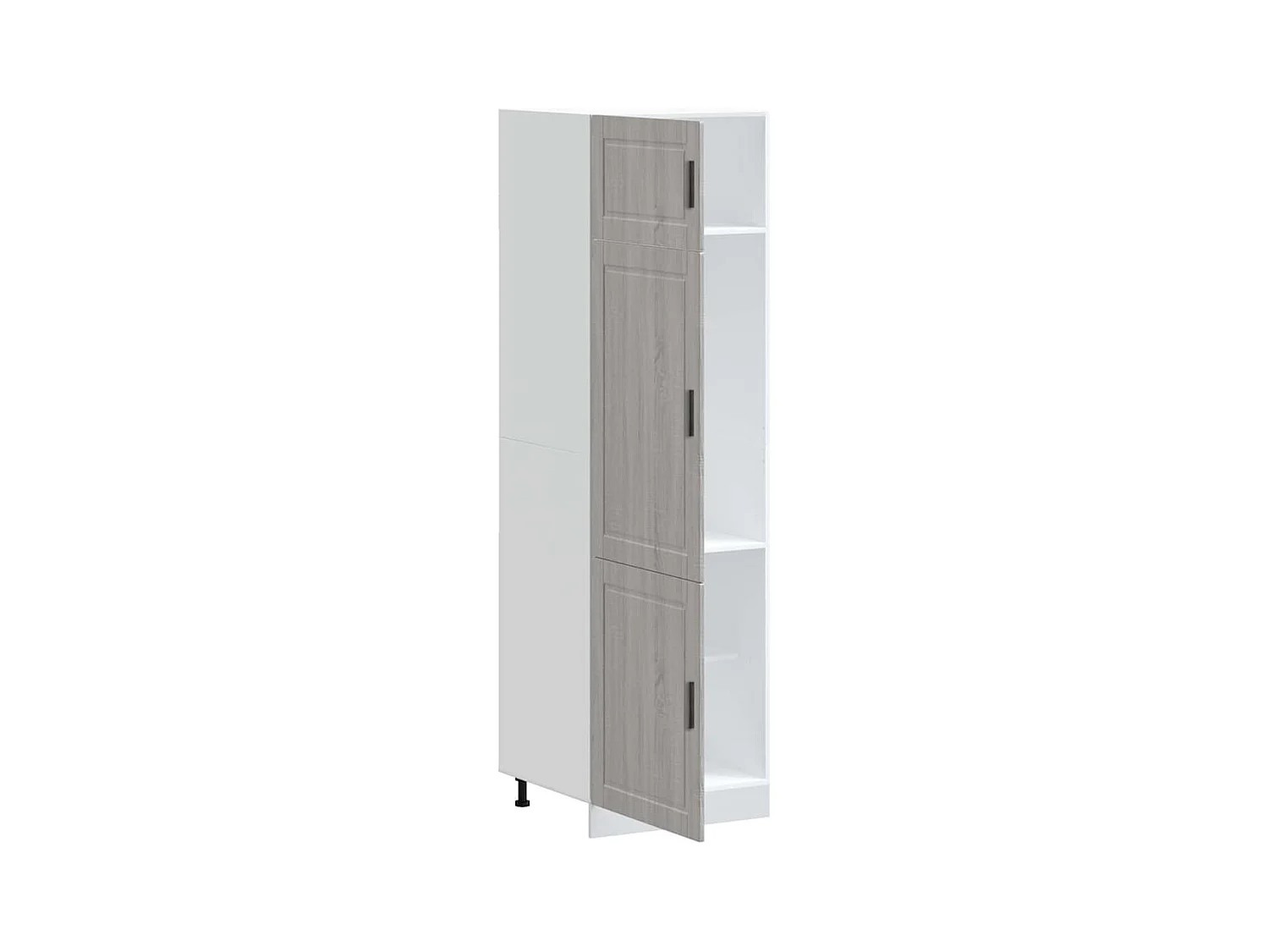 Armoire de cuisine sonoma gris bois d'ingénierie