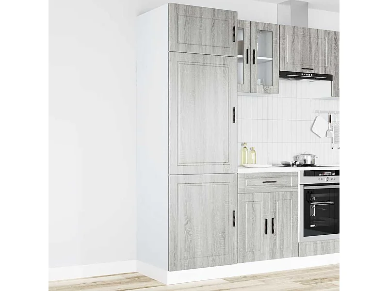 Sonoma Gray Engineered Wood Keukenkast