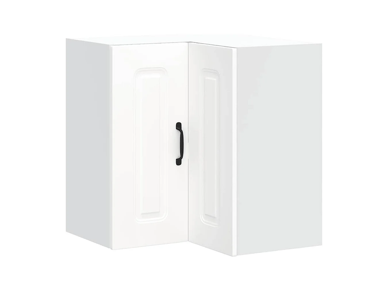 Kalmar witte keukenhoekkast van bewerkt hout