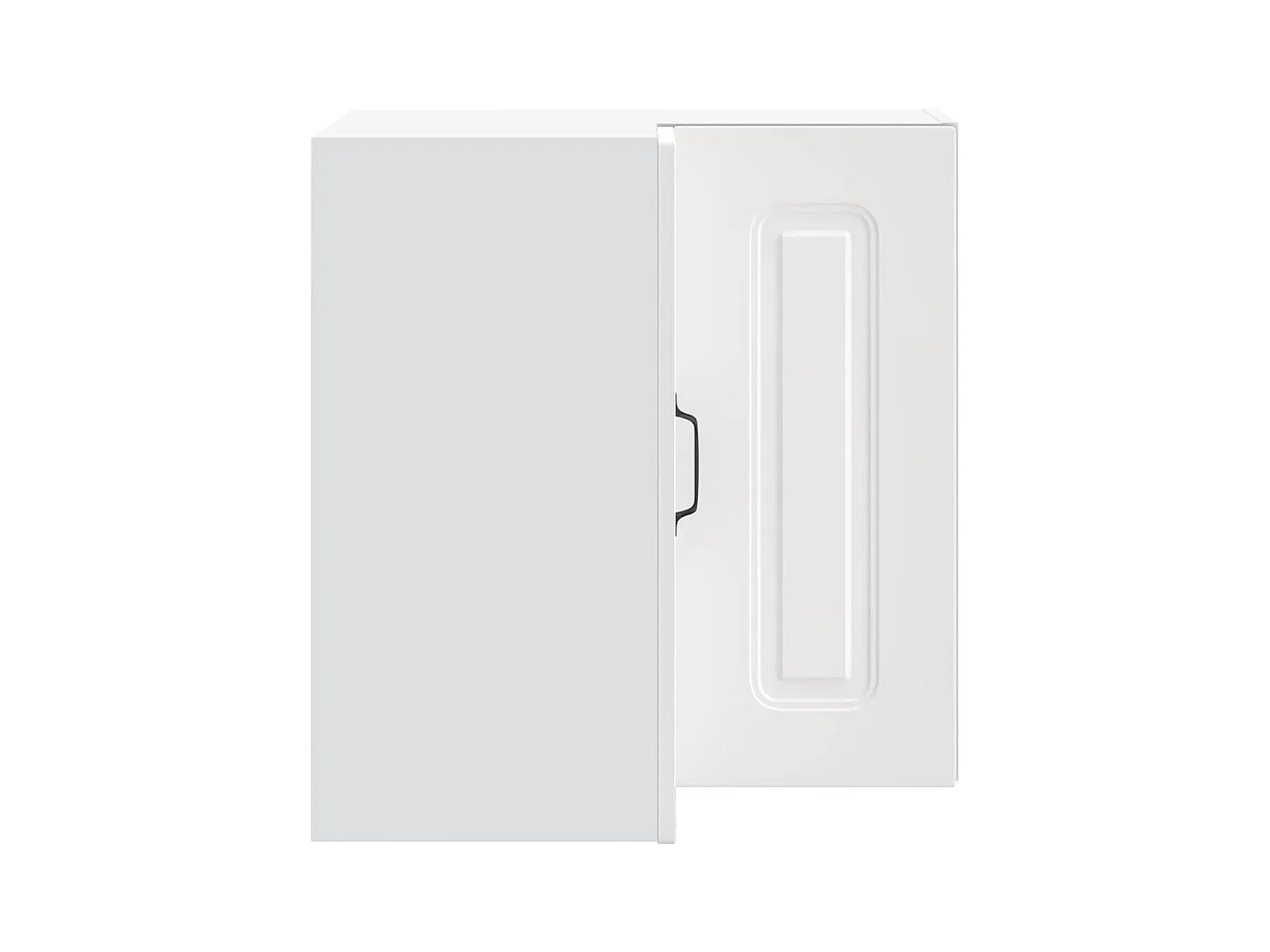 Kalmar witte keukenhoekkast van bewerkt hout