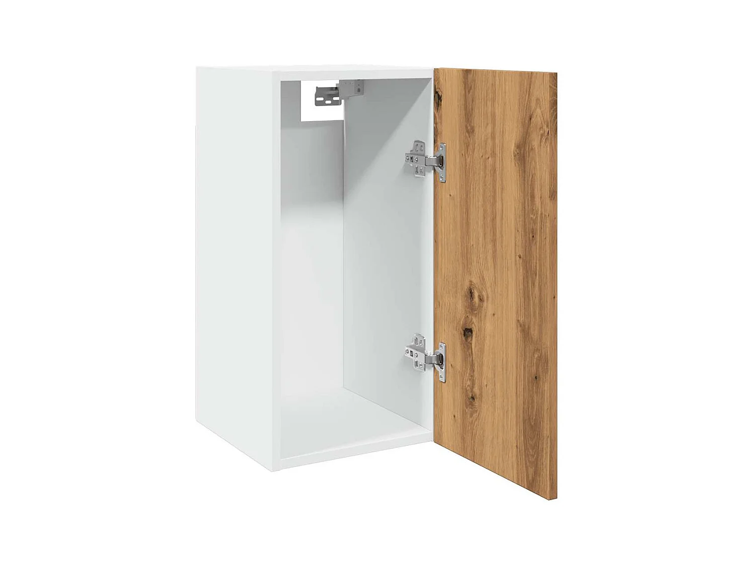 Mobile pensile "Lyon", rovere lavorato a mano, 30x31x60 cm