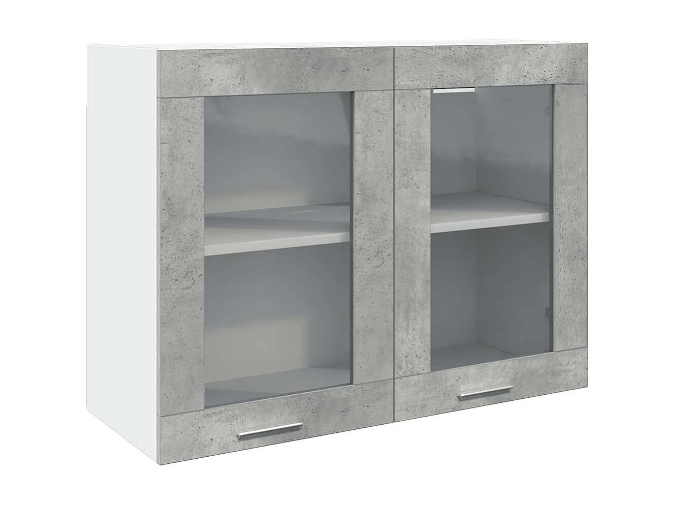 betongrijze hangkast 80x31x60 cm