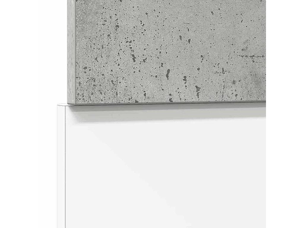 Pannello lavastoviglie grigio cemento 45x3x67 cm