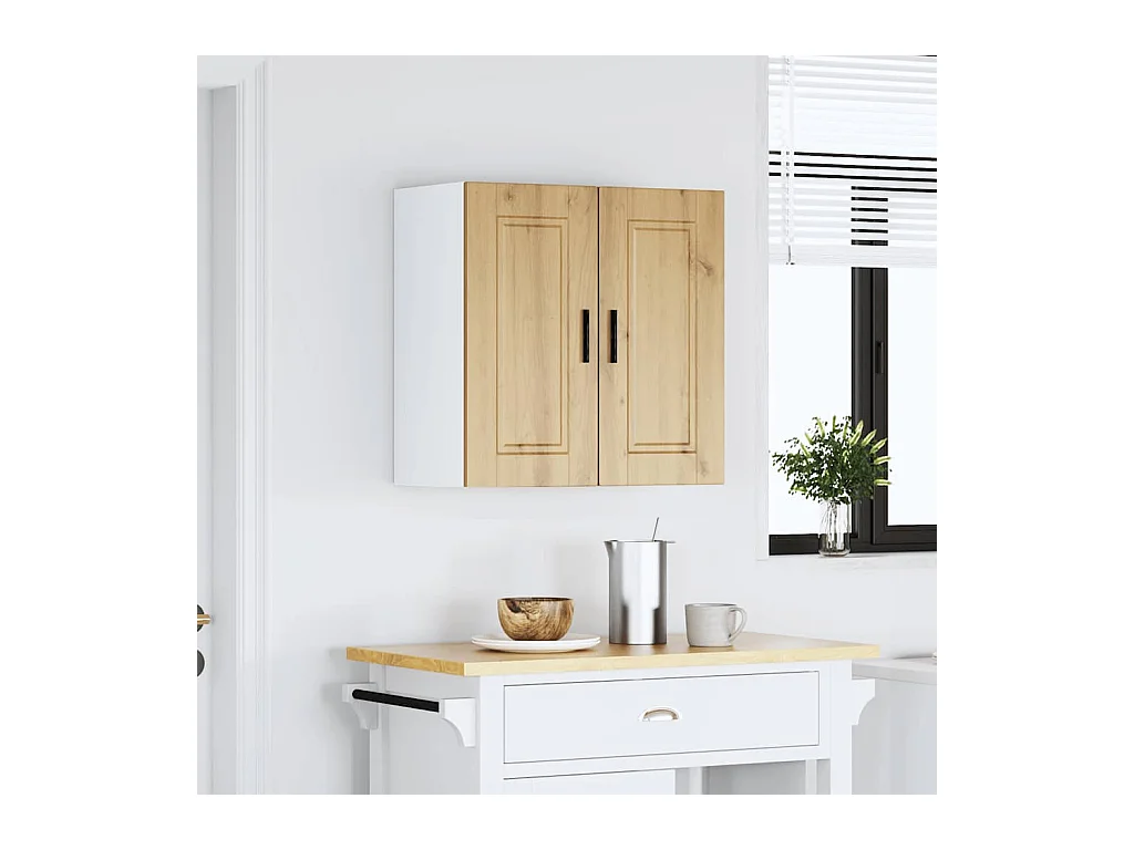 Mobile da cucina in legno di rovere ingegnerizzato fatto a mano