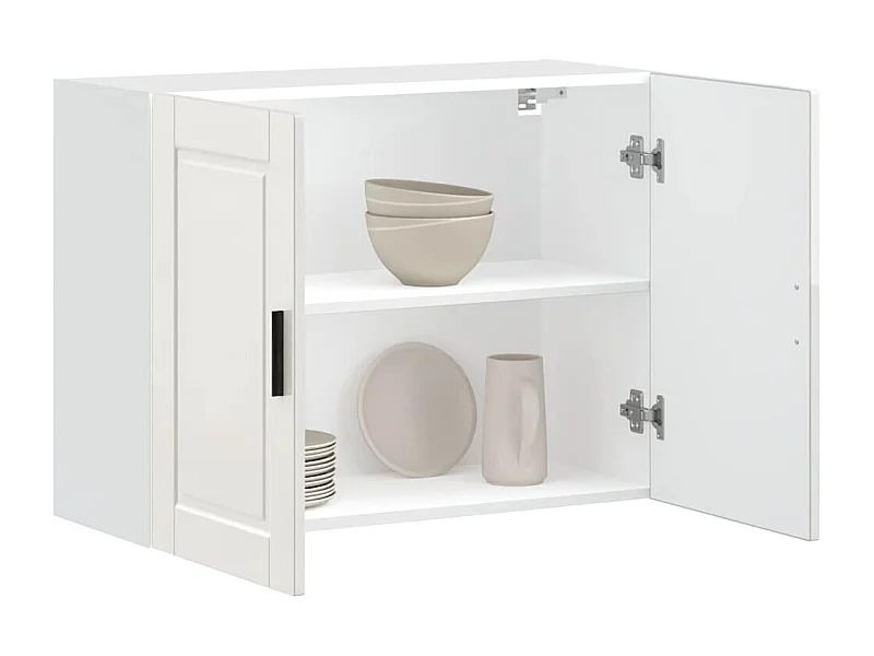 Mobile da cucina in legno ingegnerizzato bianco lucido