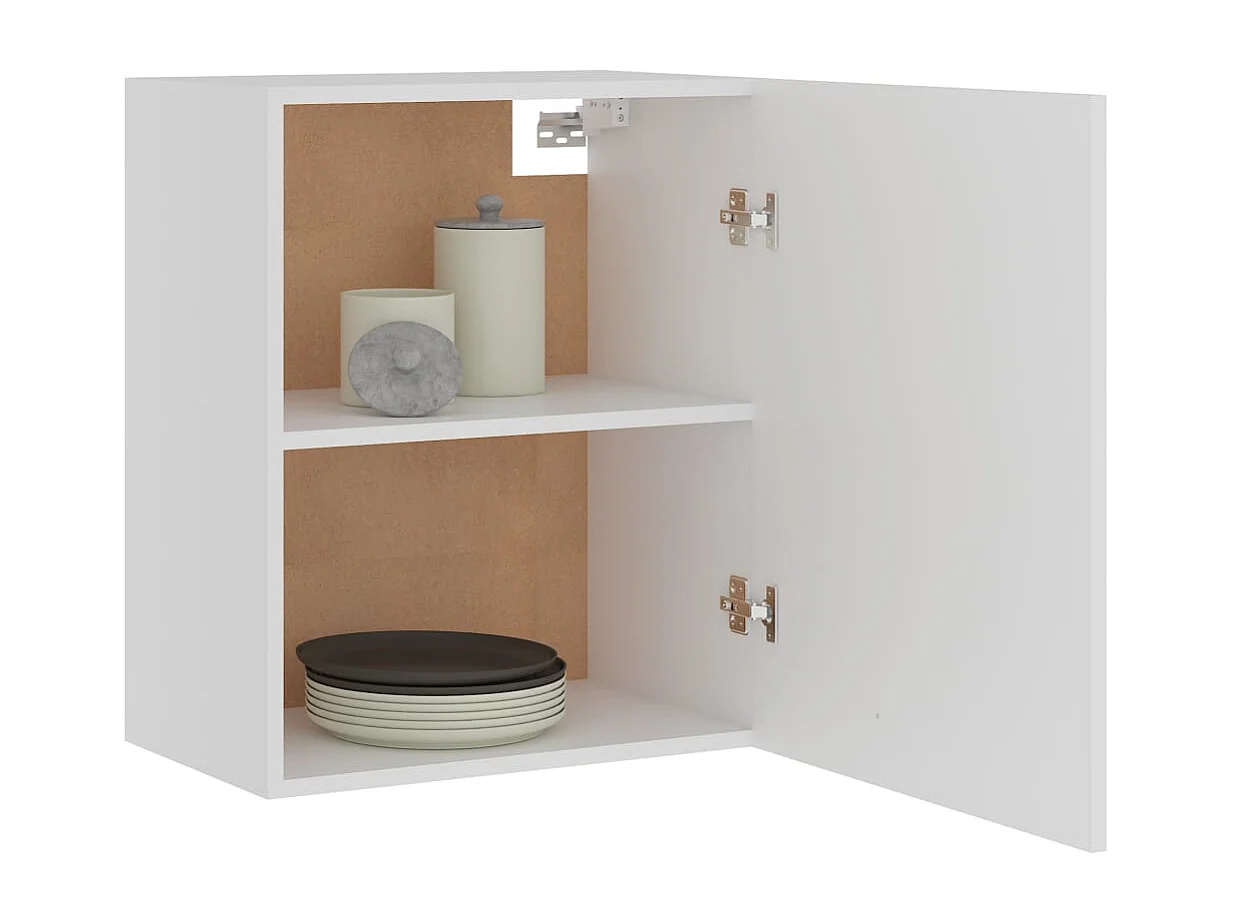 Mobiletto pensile in legno ingegnerizzato bianco "Lyon"