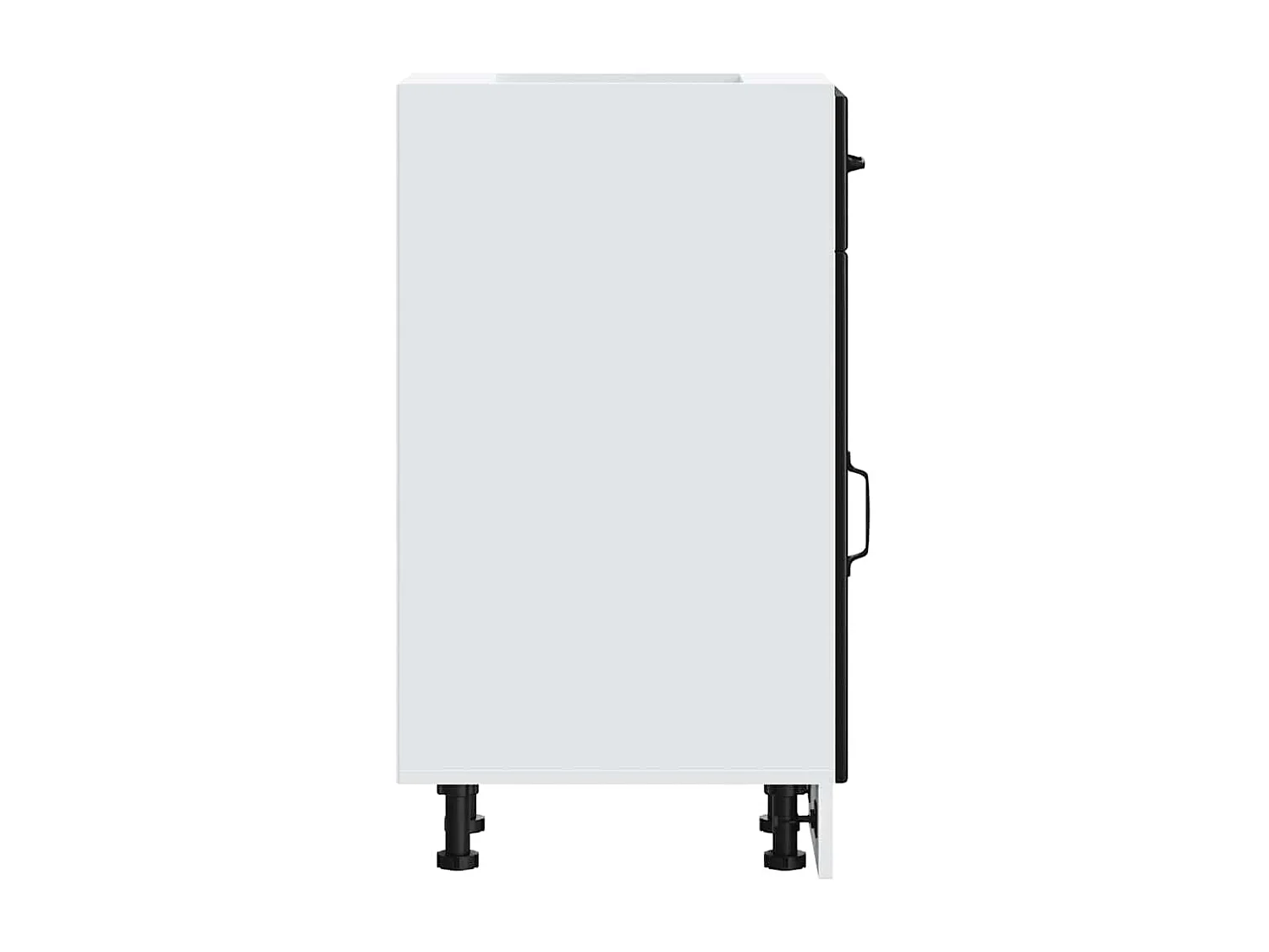 Armoire de cuisine noir bois d'ingénierie