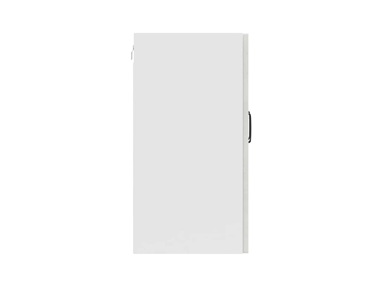 Armoire murale de cuisine gris béton bois d'ingénierie